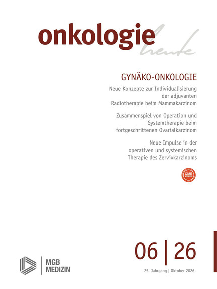 Titelseite onkologie heute 6/2026