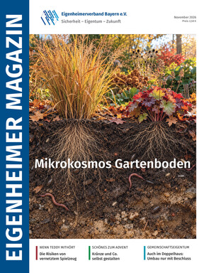Titelbild der aktuellen Ausgabe des Eigenheimer Magazins
