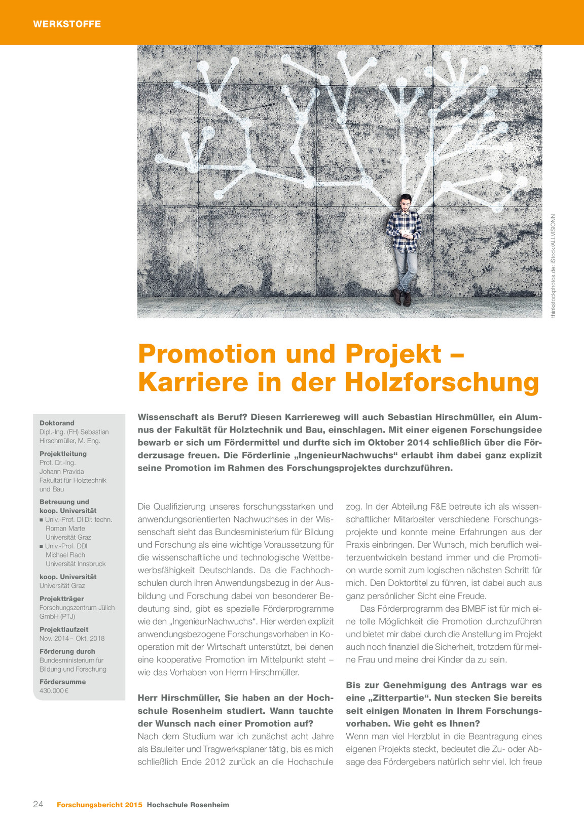HS Rosenheim Forschungsbericht 2015 | vmm wirtschaftsverlag Forschungsbericht 2015