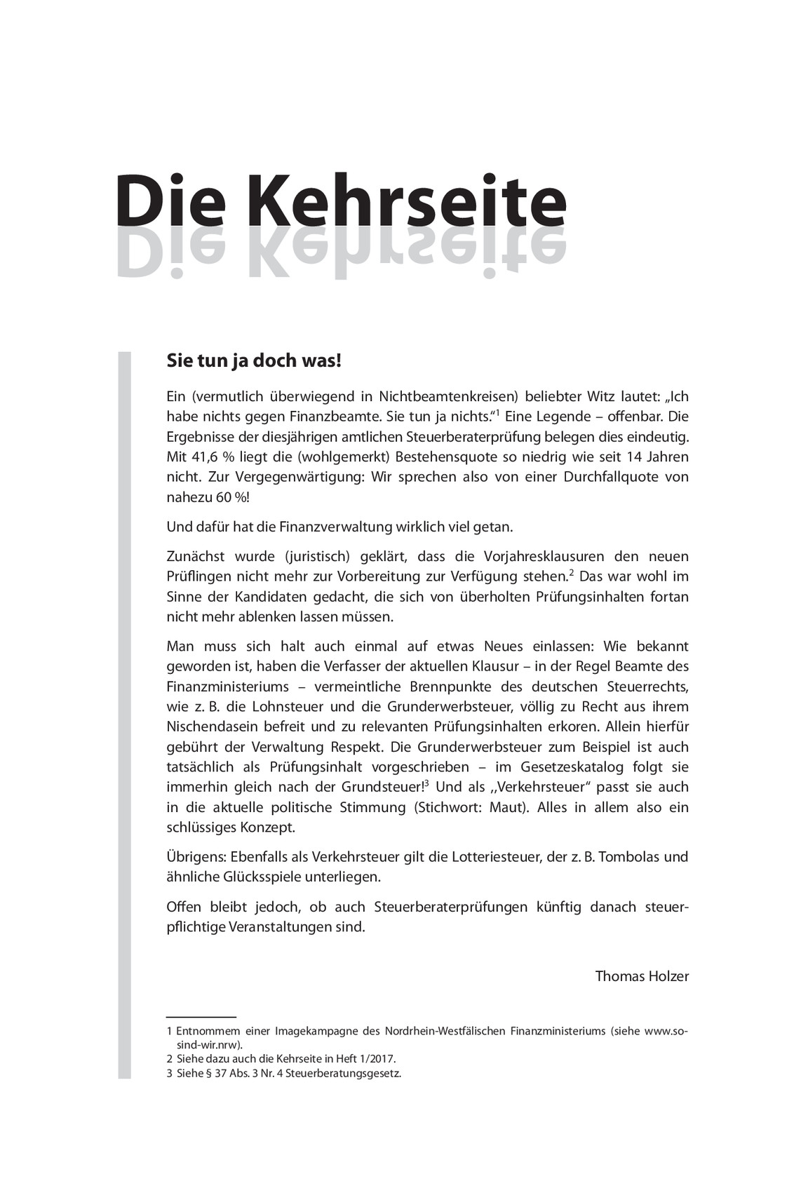 Ausgabe 08 17 Steuer Seminar