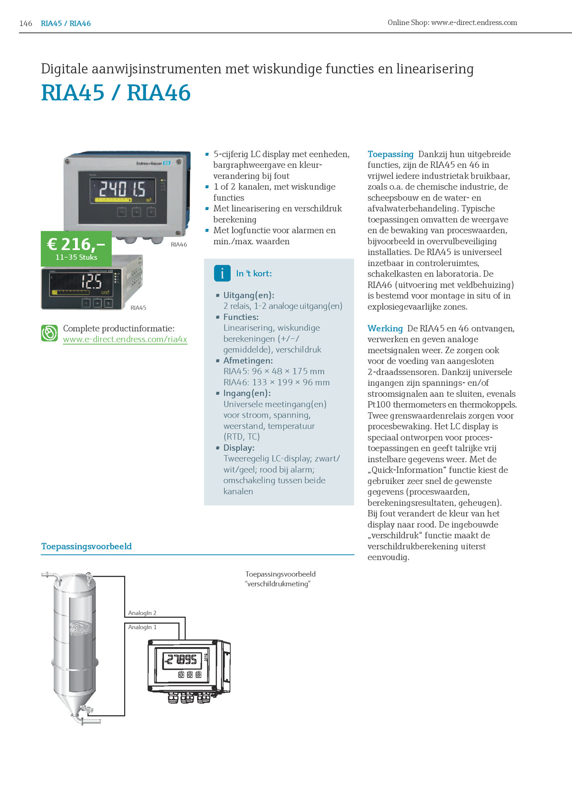 E Direct Catalogus 2017 2018 Endress Hauser Ag Kiosk