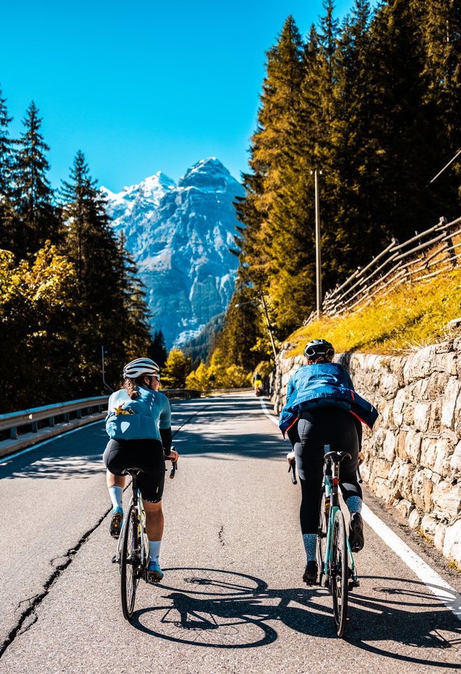 Fietsroute over de Stelvio