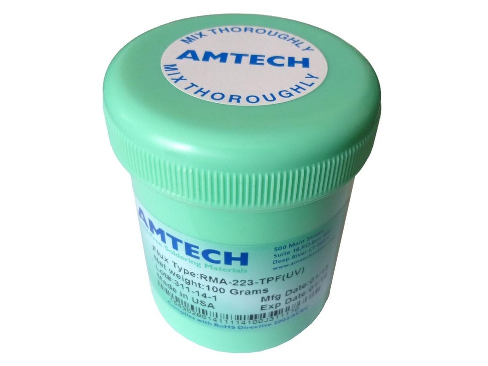 AMTECH FLUX RMA-223-TPF (UV) 100 GR A KALİTE KAHVERENGİ