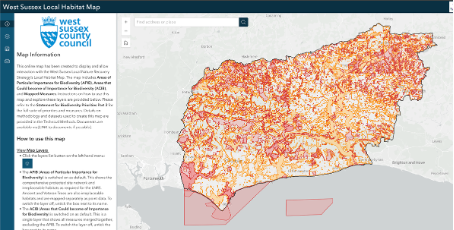 Thumbnail of the Local Habitat Map