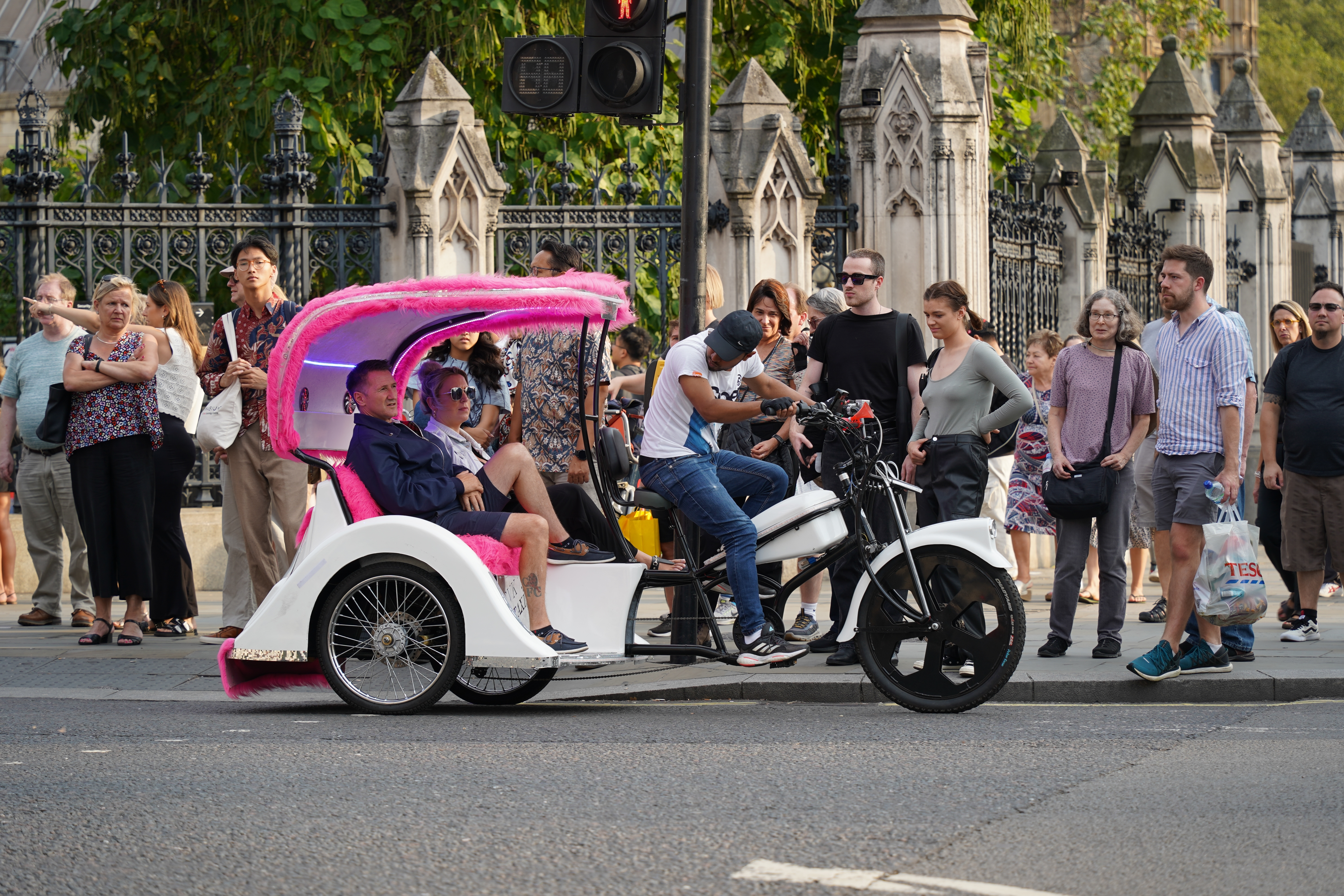 Image of pedicab in London