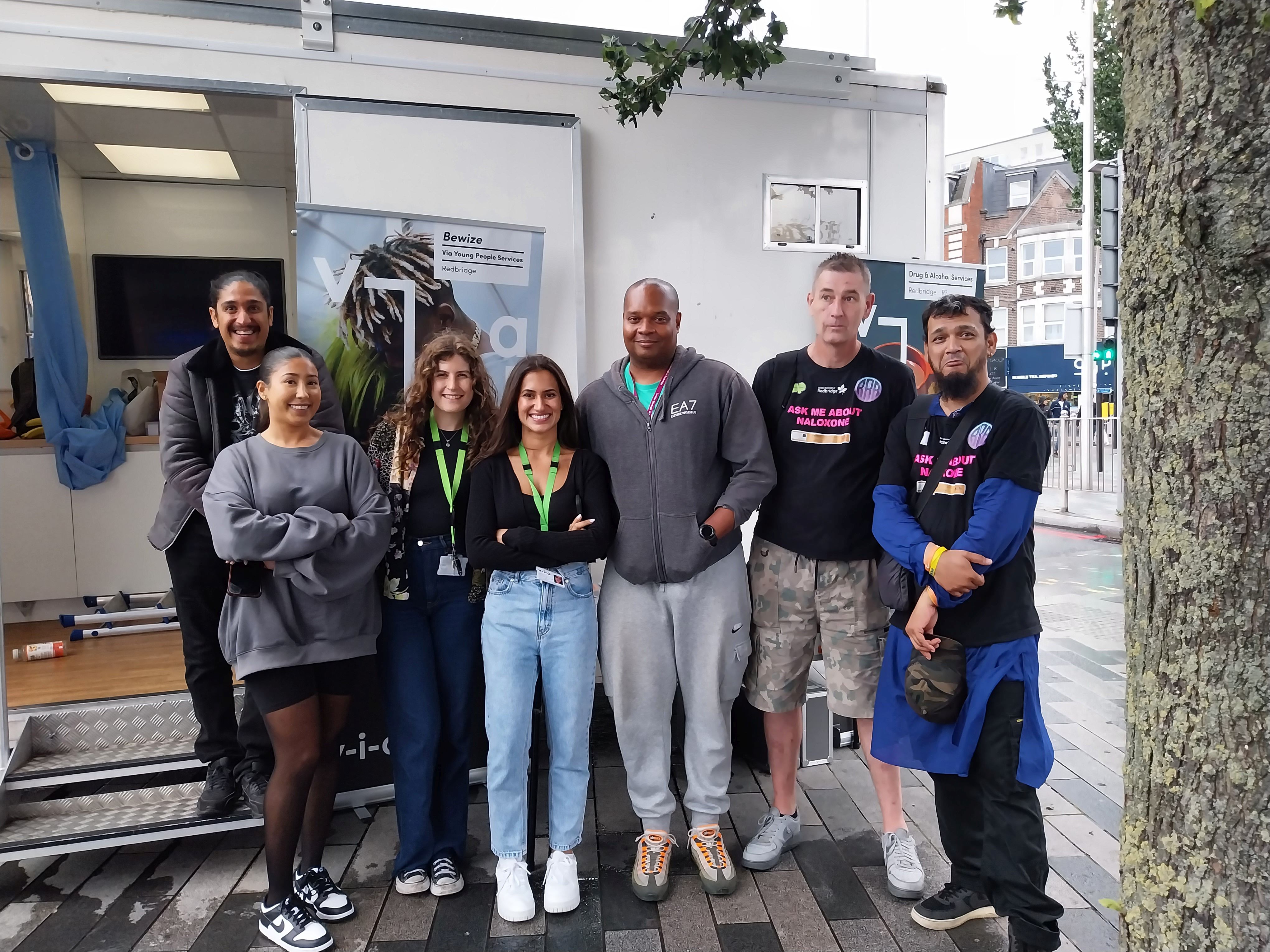 Healthy Redbridge Bus Let's Talk Redbridge