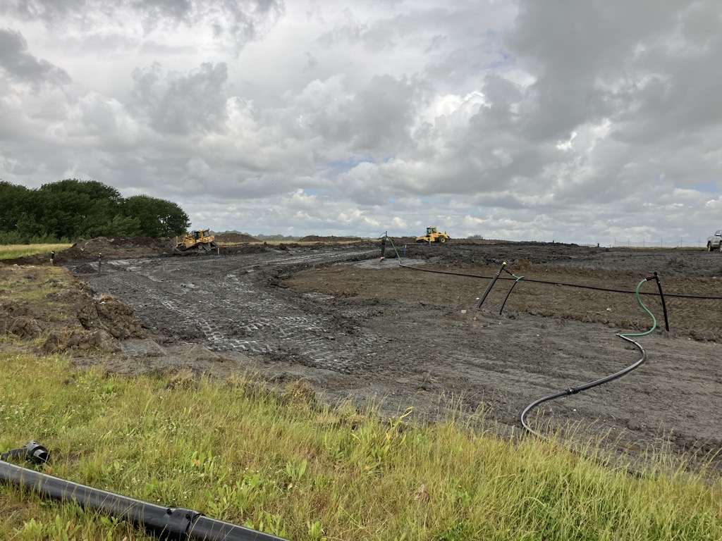 Permanent capping works progressing at the Lower Compton Hills site, June 2026
