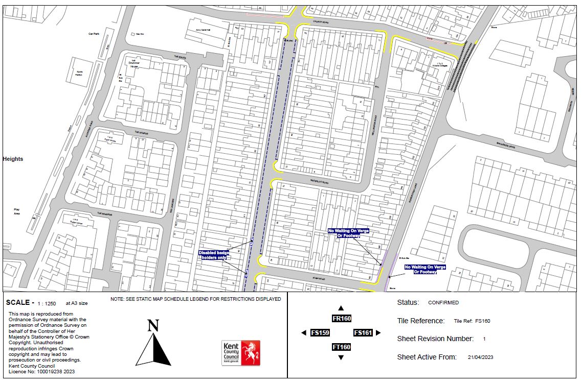 21 April 2023 Various roads in New Romney, Folkestone & Hythe