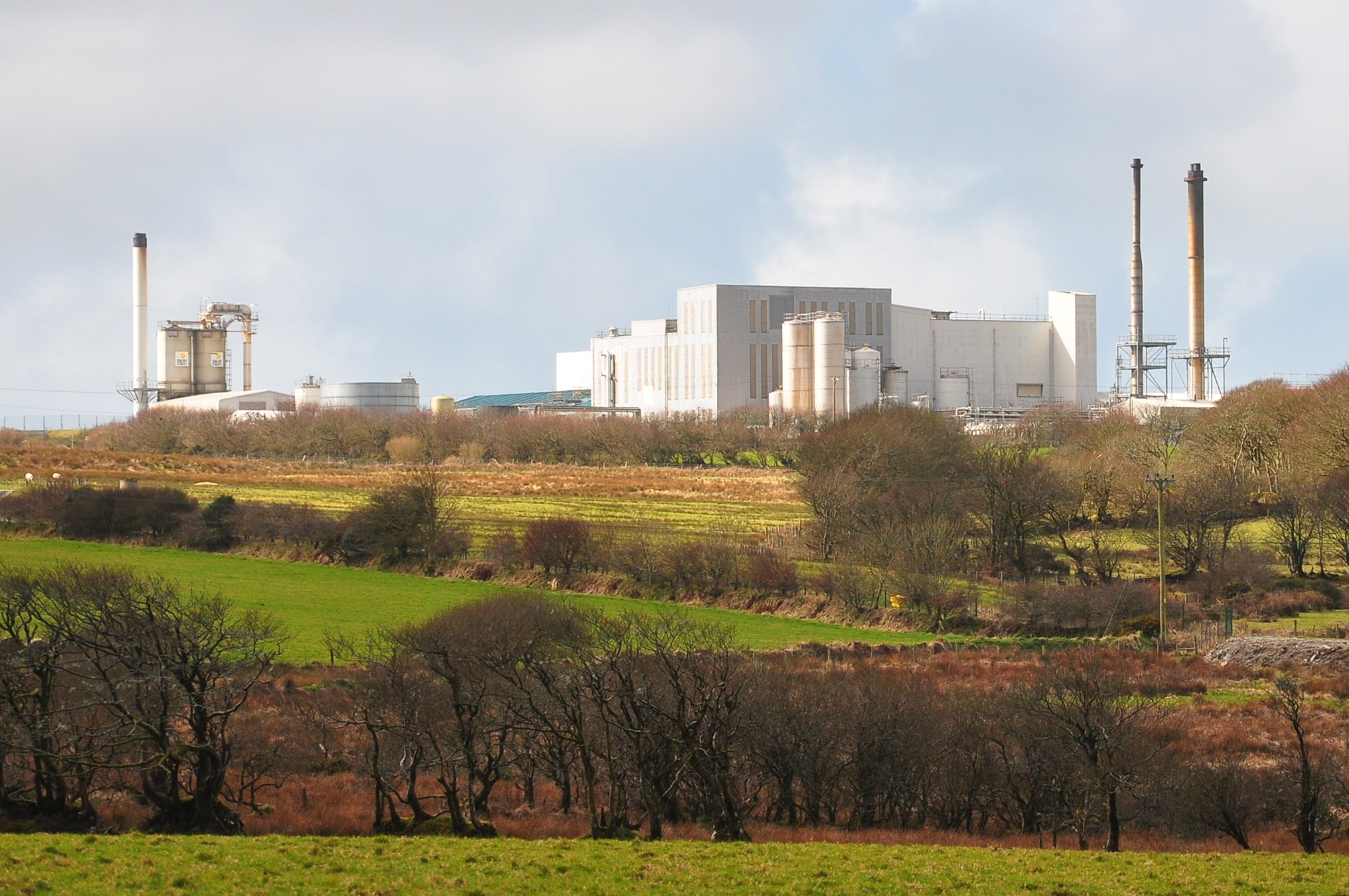 View of the Davidstow Creamery factory