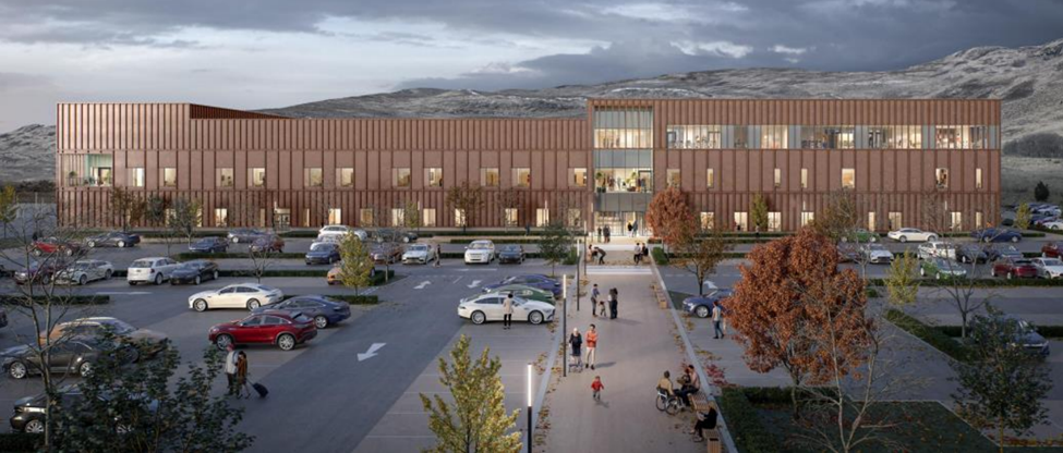 Balfour Beatty draft design of the new hospital building