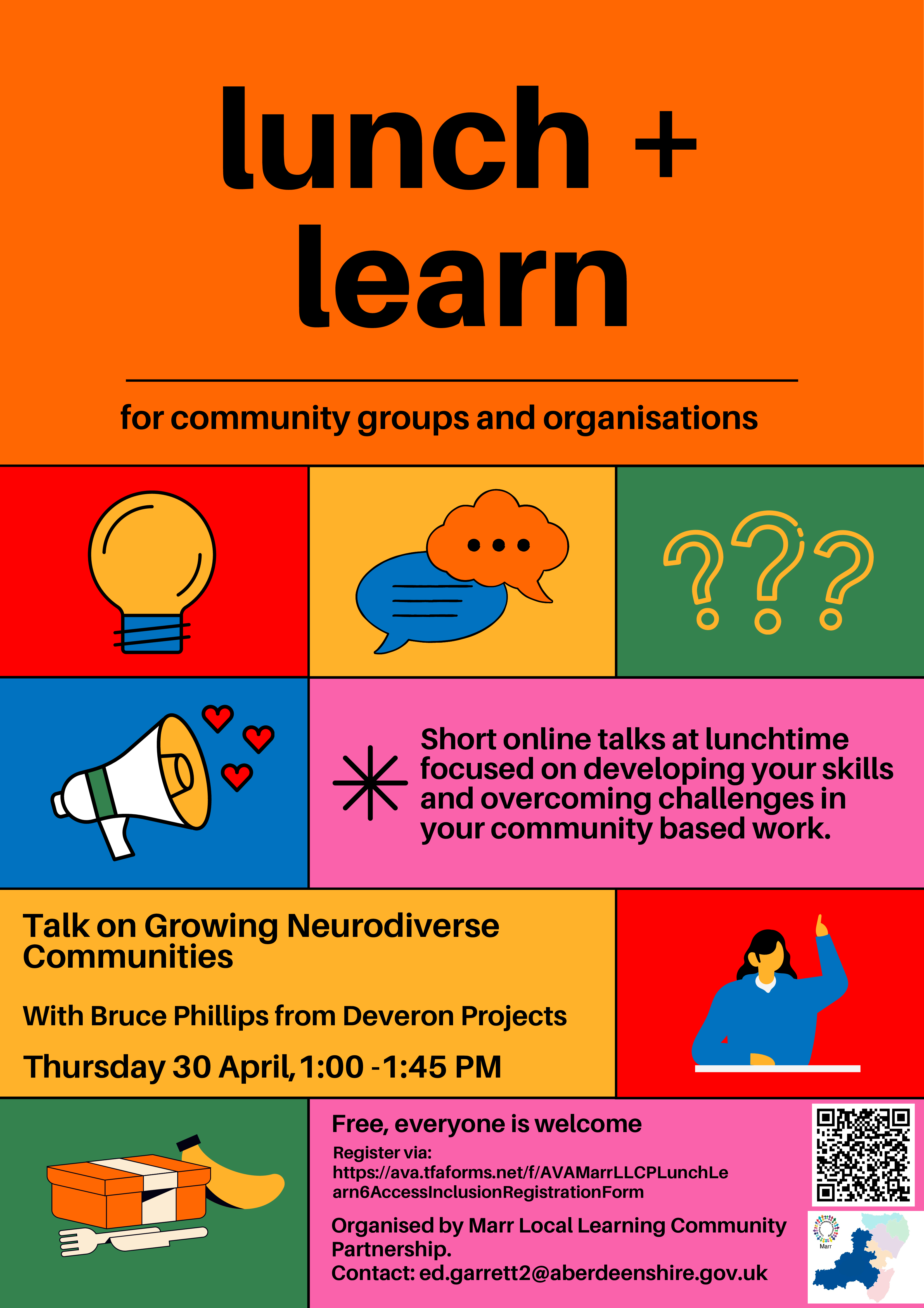 Poster for event, text below