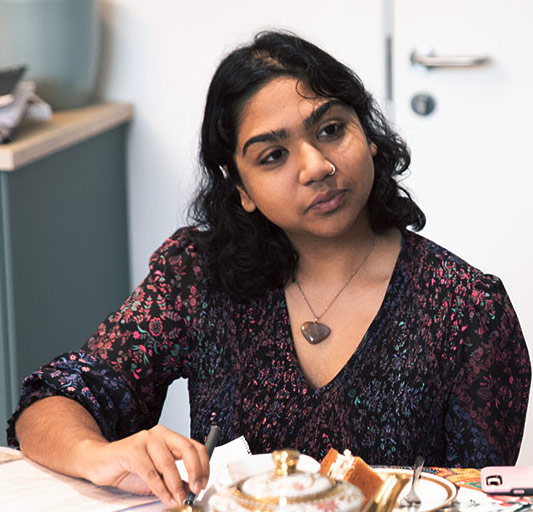 Team member, Tasneem Choudhury