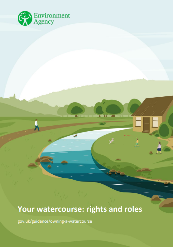 Image of the cover of the Environment Agency's Your Watercourse guide