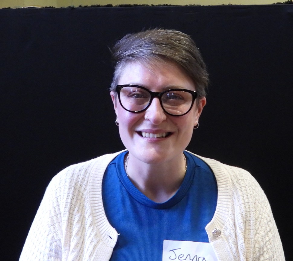 Team member, Jenna Panfili-Tinker, from Abertillery