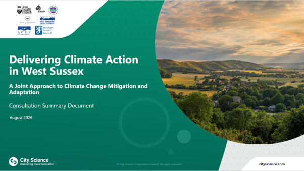 Delivering Climate Action in West Sussex - Summary document - click image to open in a new window