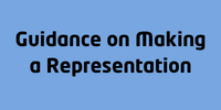 Guidance on making a representation