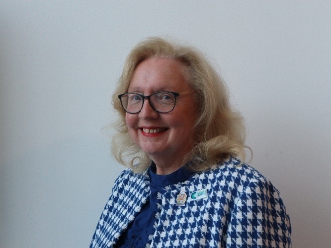 A photograph of Cllr Sandra Graham