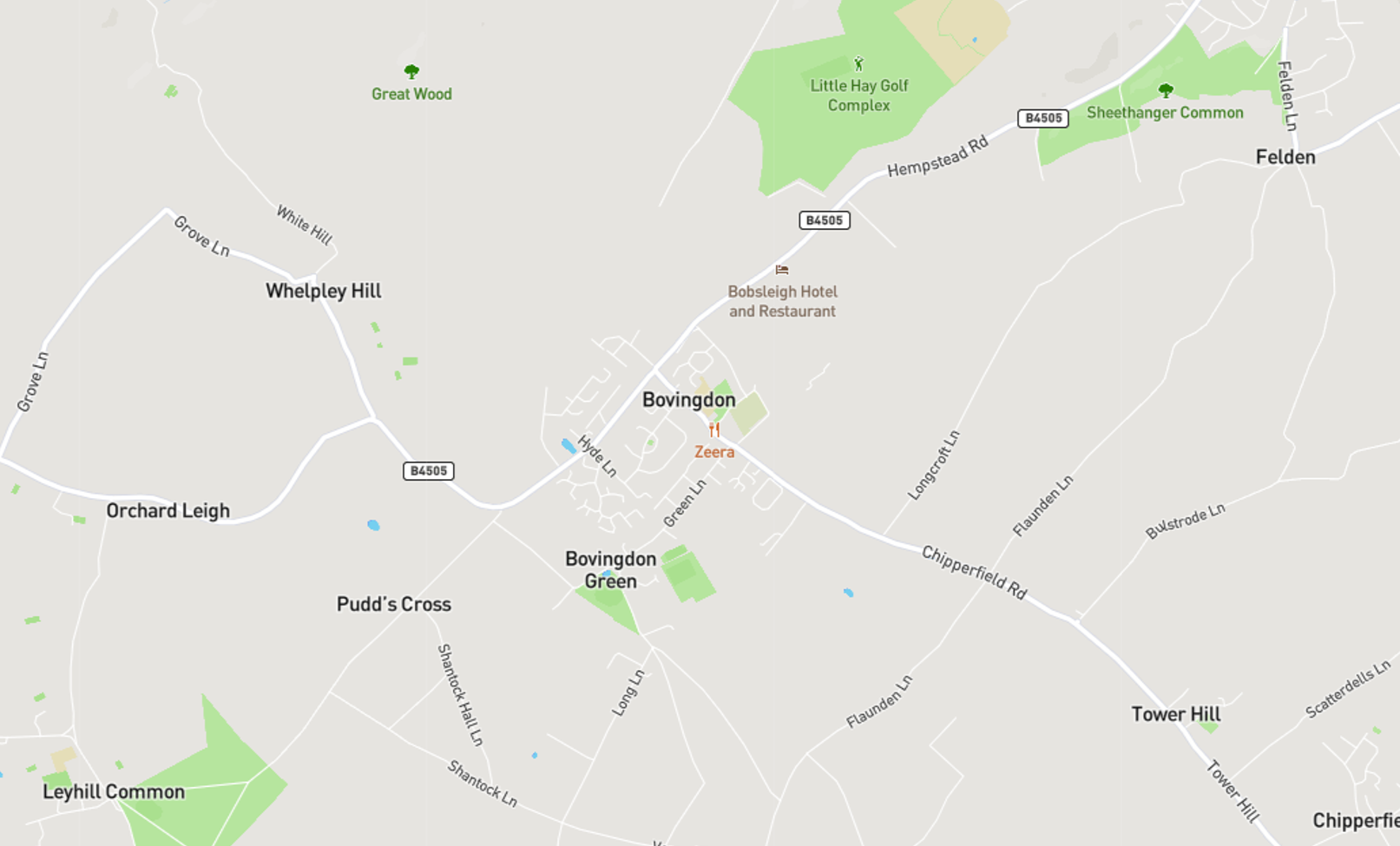 Bovingdon Map Changes to the Strategy for Growth in Bovingdon Let's Talk Dacorum