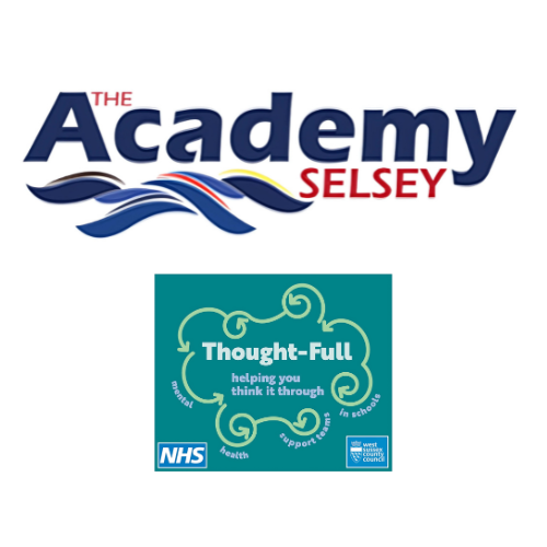 Thought-Full: helping you to think it through logo and The Academy Selsey logo.