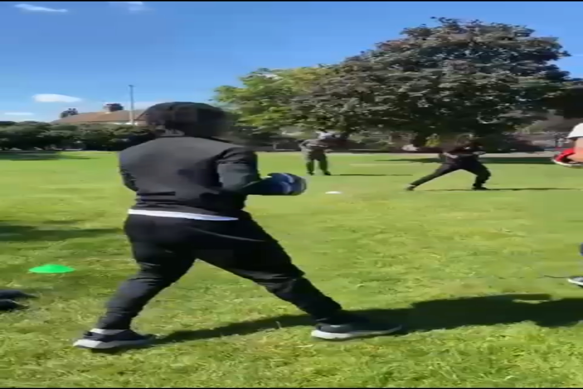 Wellbeing Session in Greatfields Park