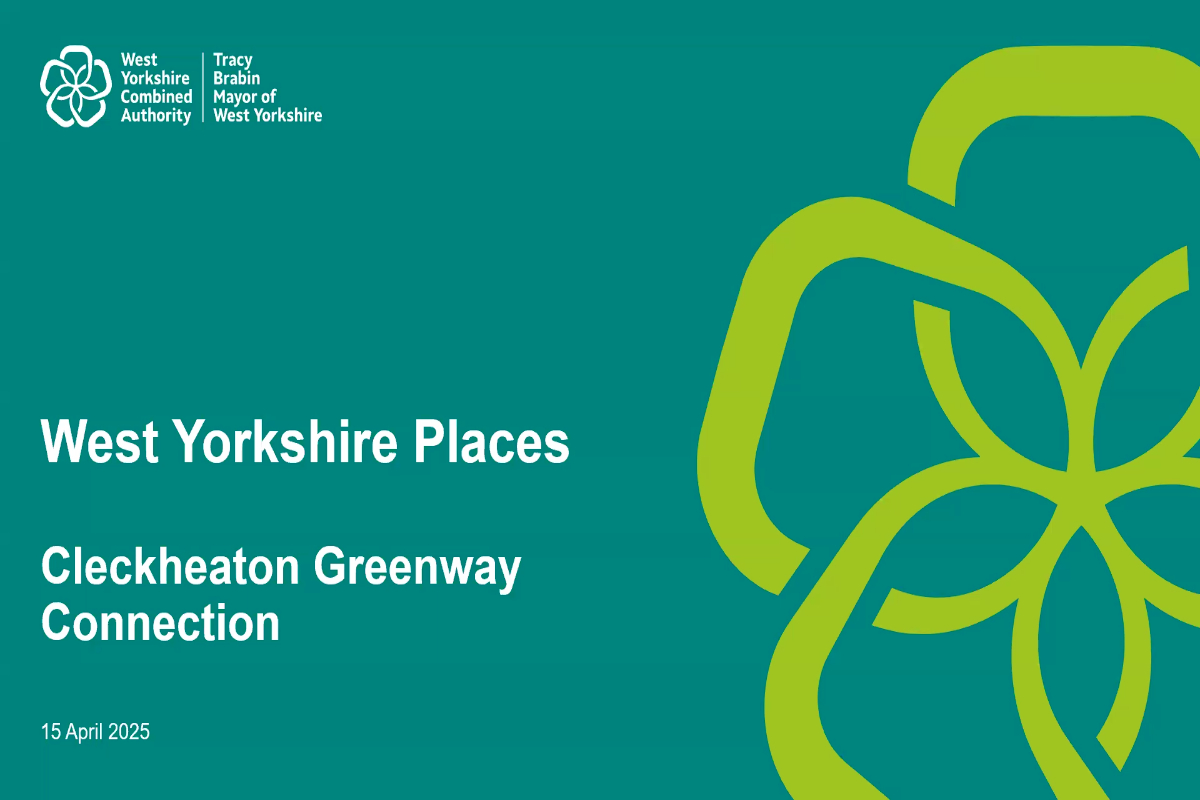 Cleckheaton Greenway Connection Webinar