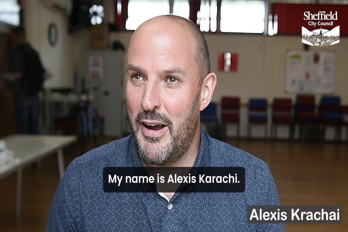 Alexis Krachai Chair of the Gleadless Valley Regeneration Board