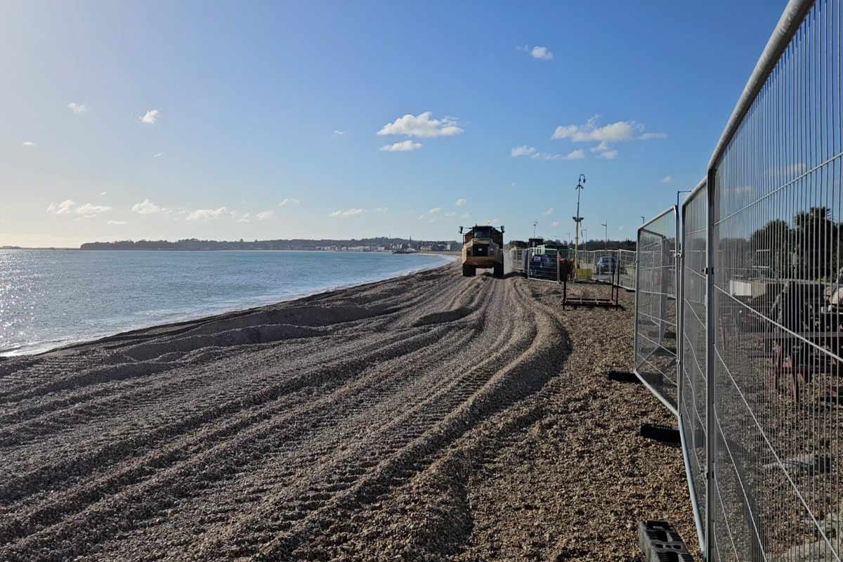 Beach recycling work - 17th November 2025 