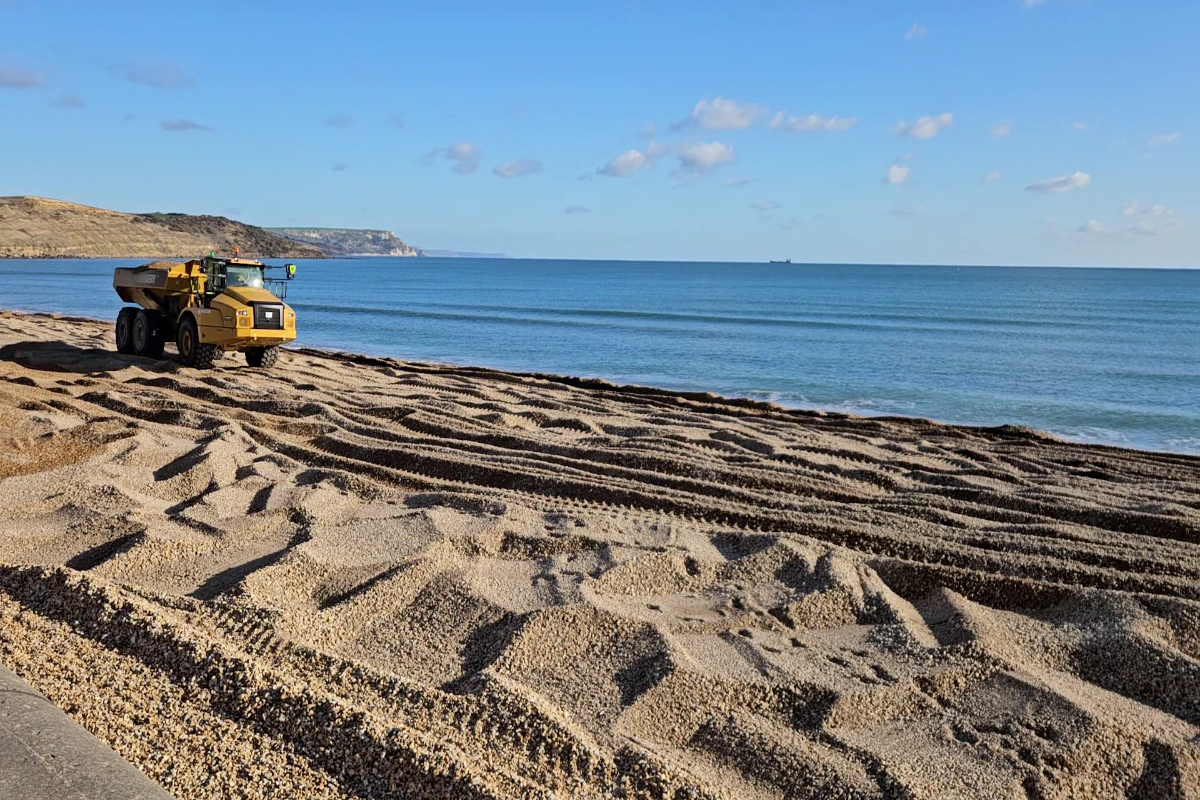 Beach recycling works (2) - 17th November 2025 
