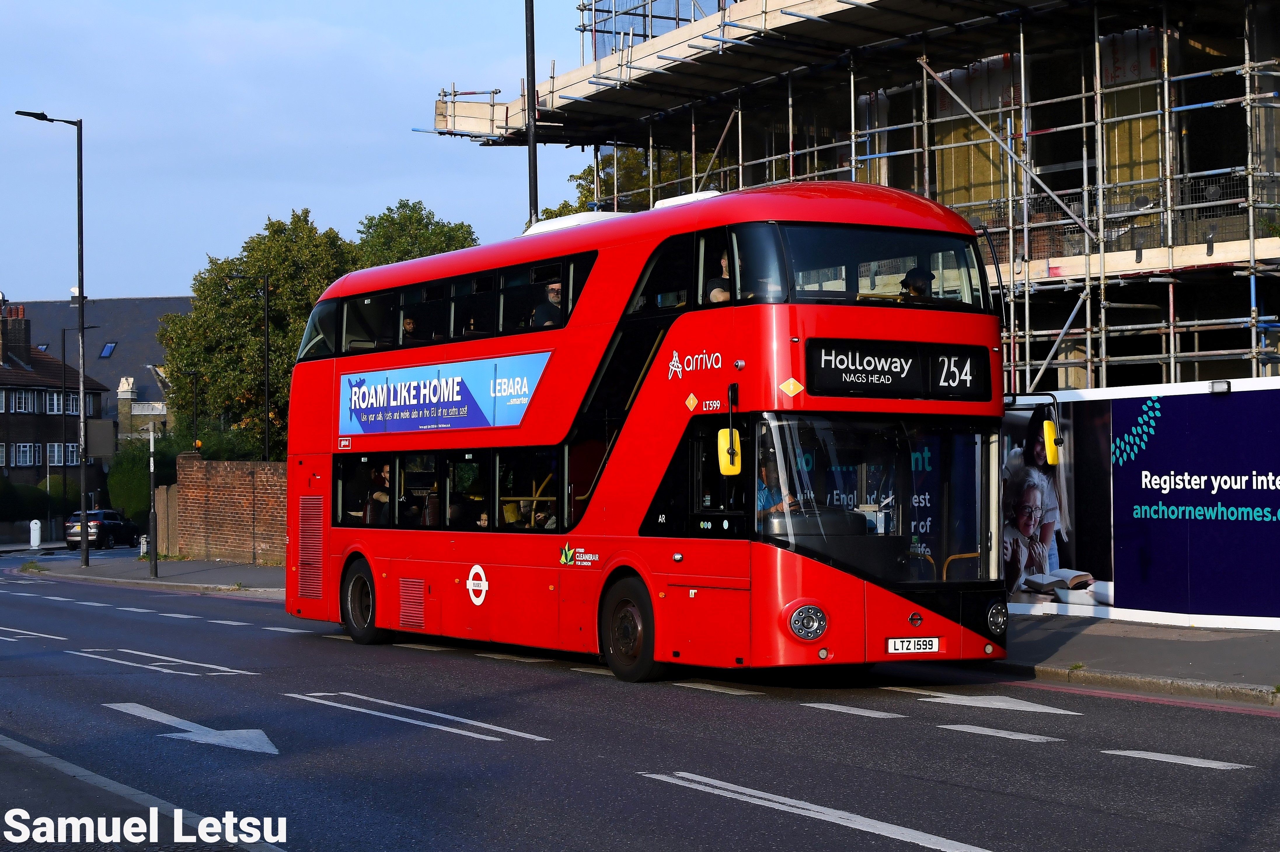 Image of route 254 bus