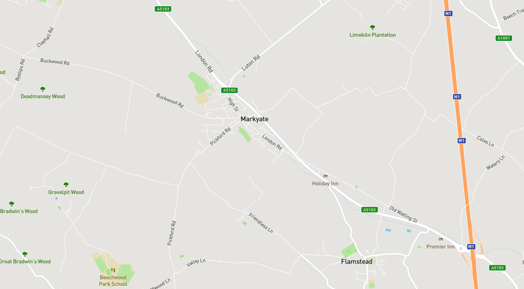 Markyate Map Changes to the Strategy for Growth in Markyate Let's