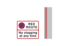Example of red route signage