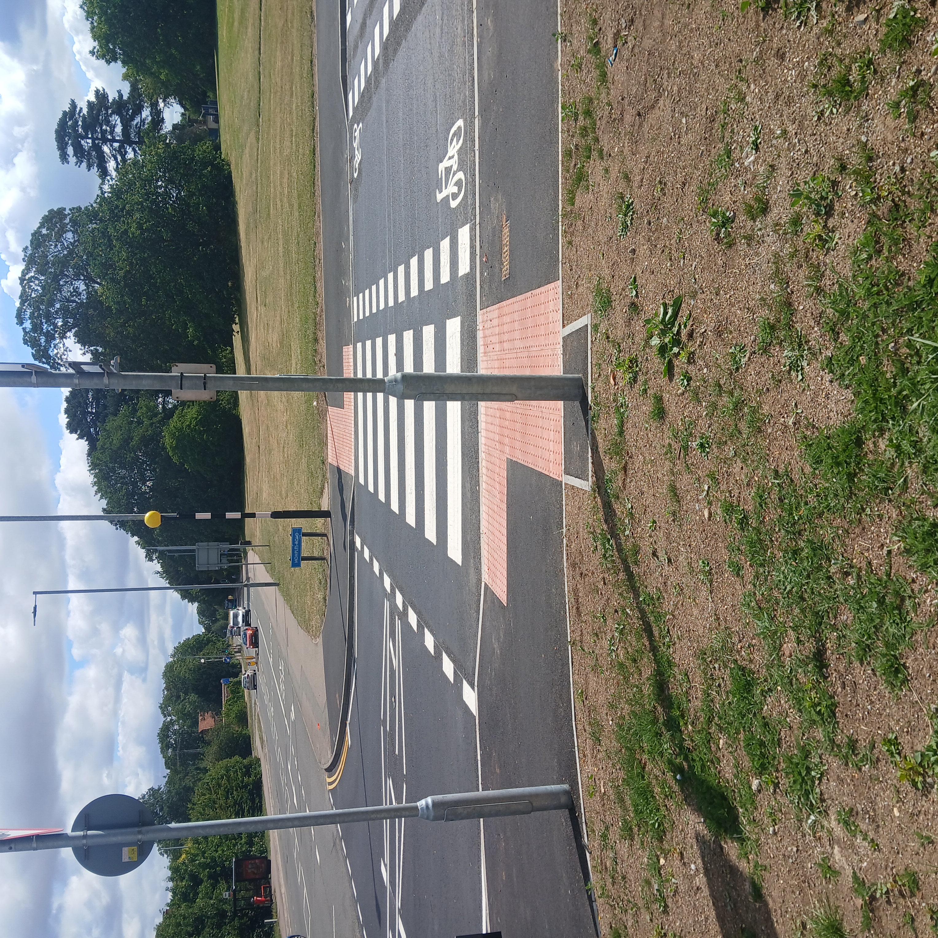 Photo of new parallel crossing on Momples Road in Harlow