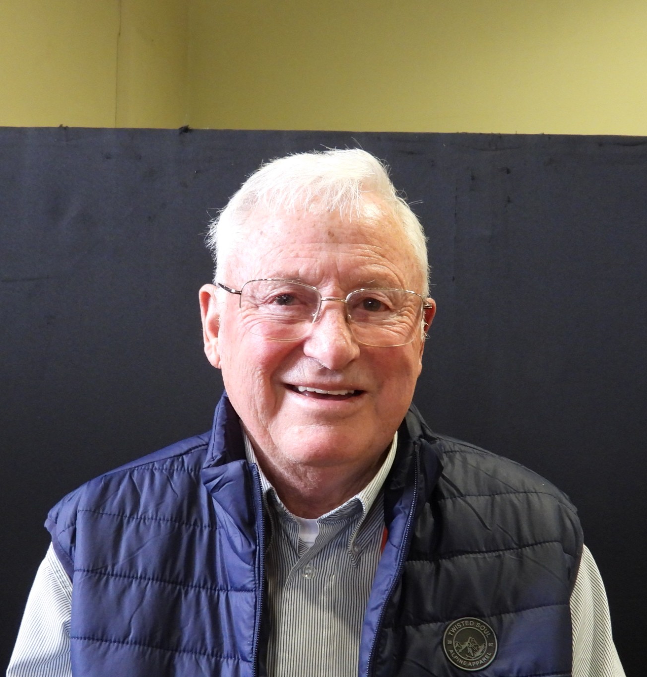 Aelod o'r tîm, Glyn Evans, o Dredegar 