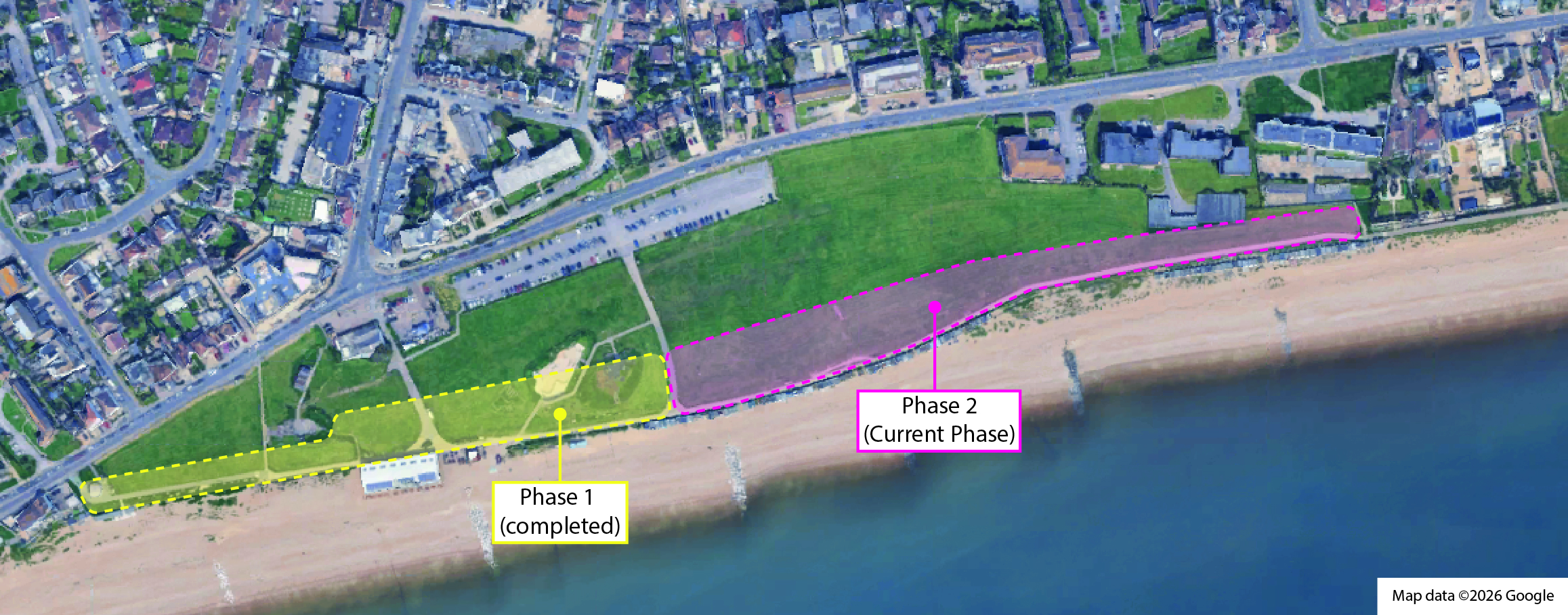lancing beach green phased areas map