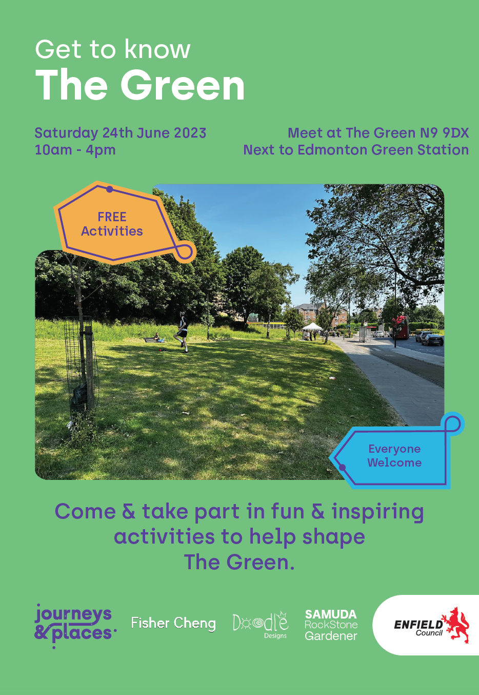 Join us for a day of nature inspired activities on The Green for all