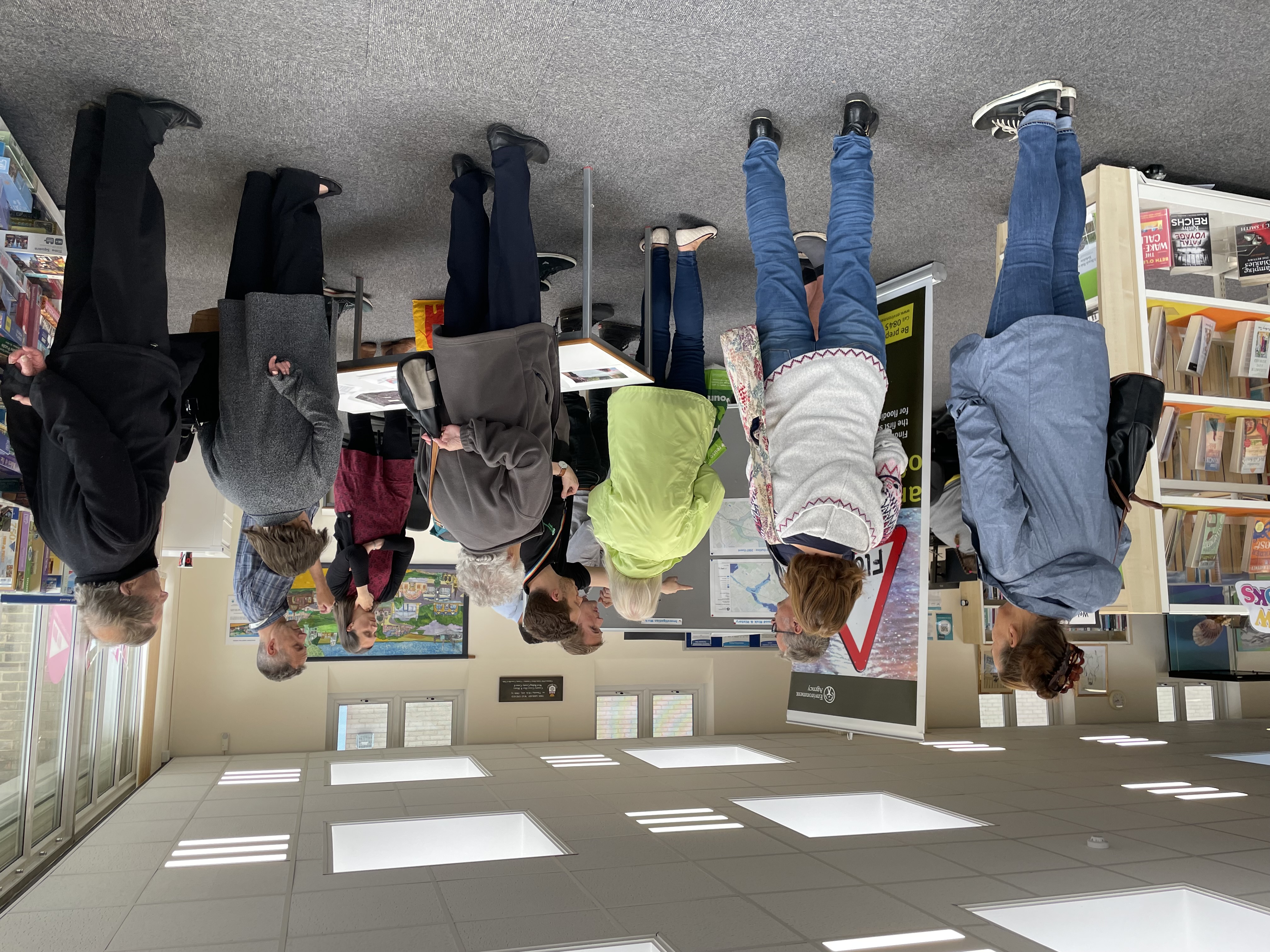 Photo of drop-in event in South Elmsall in September 2024