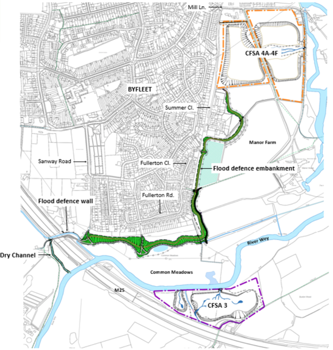Image shows the overall general arrangement of the scheme