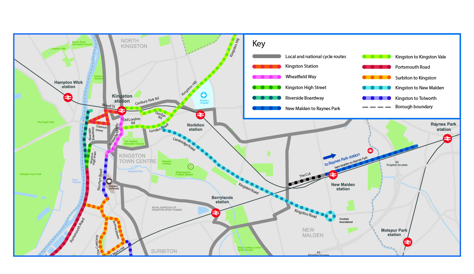 Go Cycle New Malden to Raynes Park Link Kingston Conversations