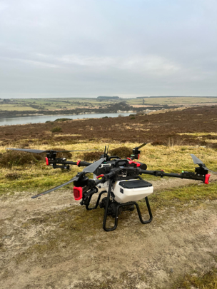 Stannon drone seeding trials for temperate rainforest establishment, with the Woodland Trust
