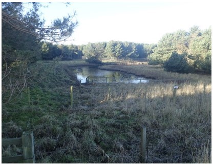 Example of a small storage area