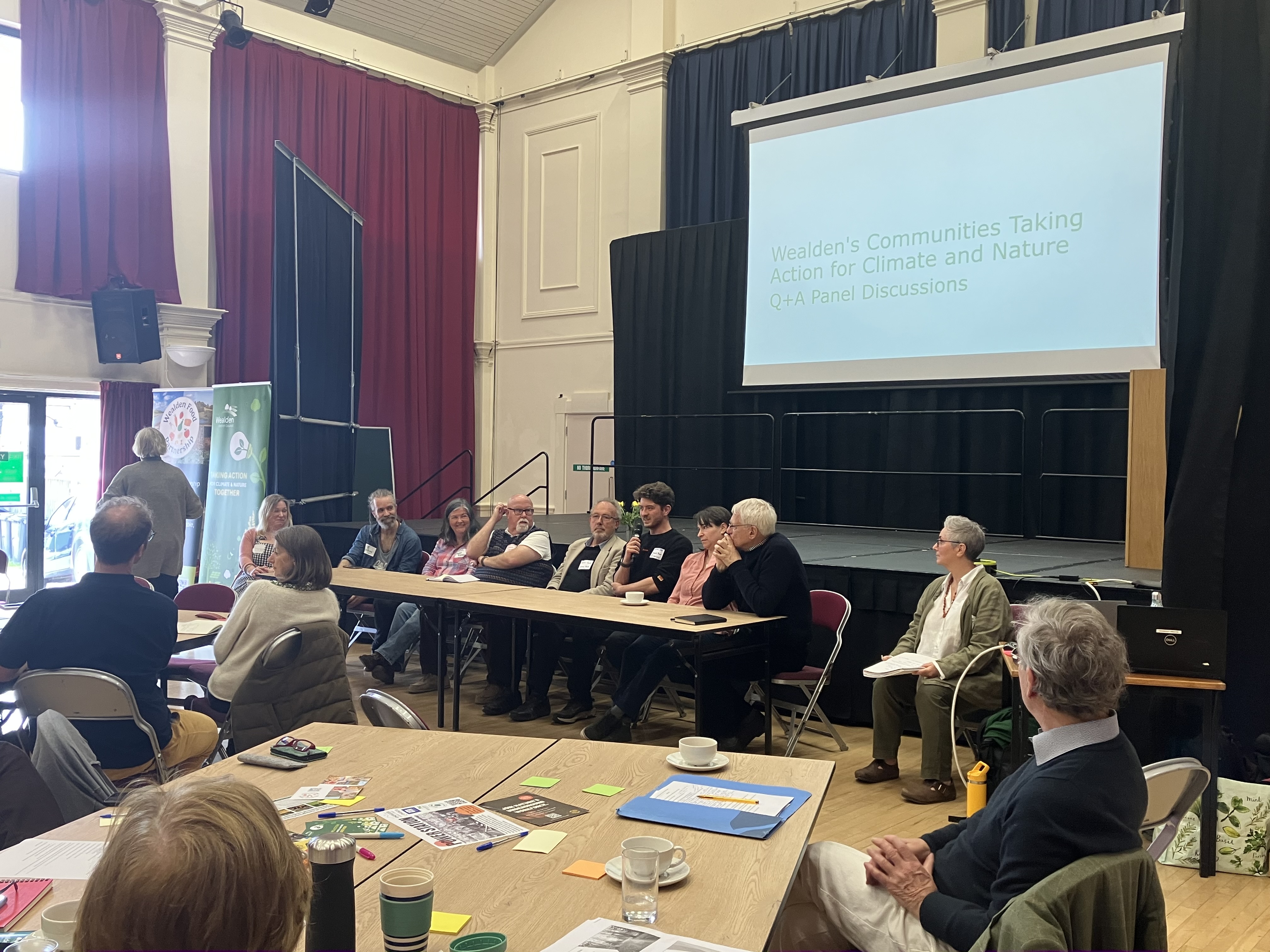 Image to show the question and answer panel at the network launch