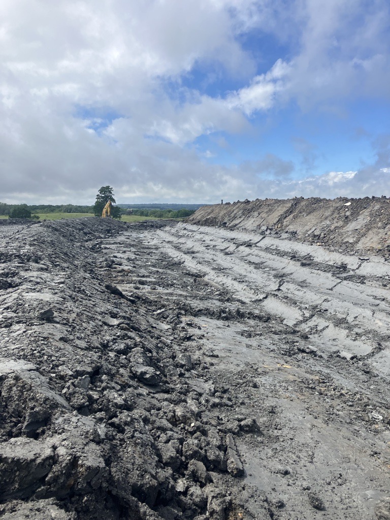 Permanent capping works at the Lower Compton Landfill site