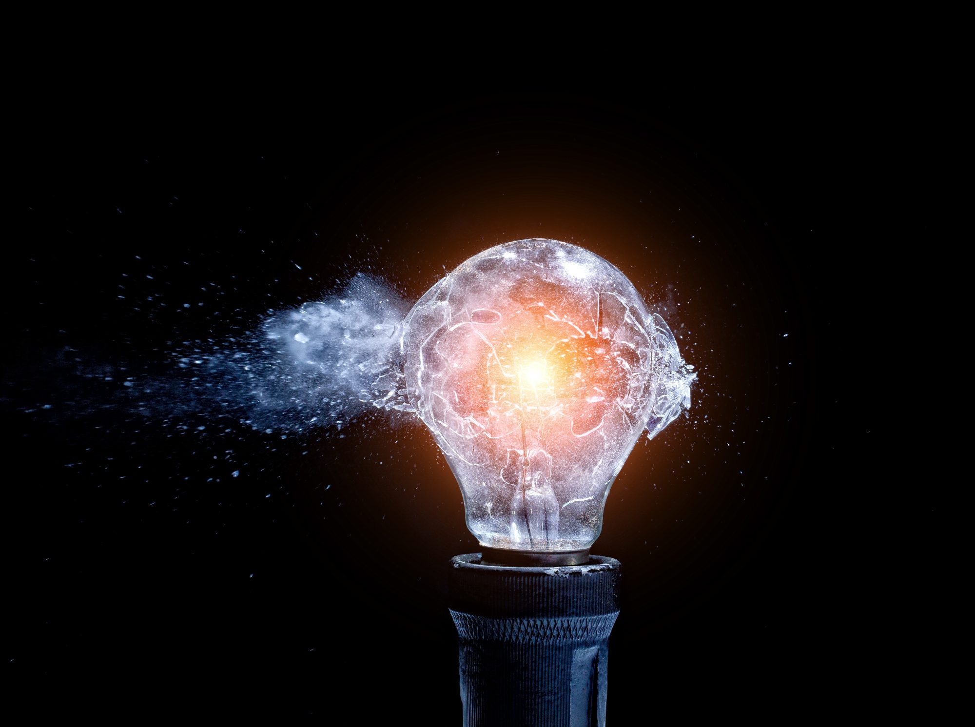 Presentation concepts lightbulb banner image