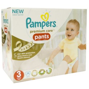 pampers premium care 3 pants