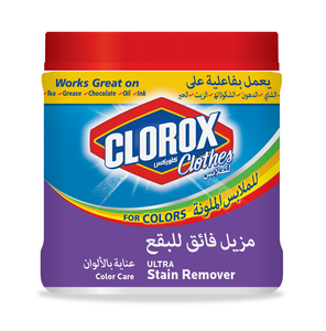 Clorox Clothes Original Powder Colored Clothes Color Booster 100% Stain Removal 500g Clorox Clothes Original Powder Colored Clothes Color Booster 100% Stain Removal 500g