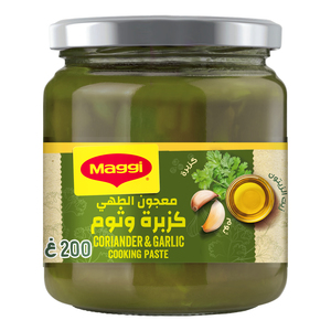 Maggi Coriander And Garlic Cooking Cooking Paste Olive Oil Coriander Leaves and Garlic 200g Maggi Coriander And Garlic Cooking Cooking Paste Olive Oil Coriander Leaves and Garlic 200g