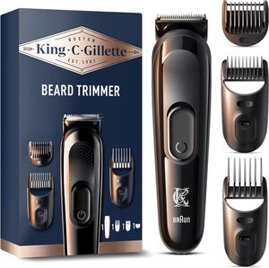 King C. Gillette Cordless Men’s Beard Trimmer Kit With Lifetime Sharp Blades & 3 Interchangeable Combs 1 kit King C. Gillette Cordless Men’s Beard Trimmer Kit With Lifetime Sharp Blades & 3 Interchangeable Combs 1 kit