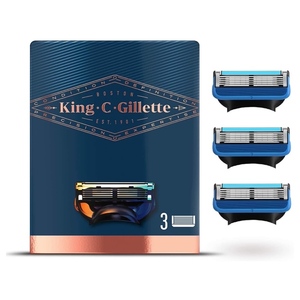 King C. Gillette Men’s Refill Shave and Edging Razor Blades With Built In Single Blade Precision Trimmer 3 refill pack King C. Gillette Men’s Refill Shave and Edging Razor Blades With Built In Single Blade Precision Trimmer 3 refill pack