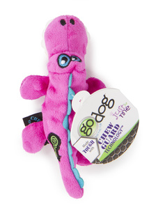 Godog Gators With Chew Guard Technology Durable Plush Squeaker Dog Toy Pink Mini 1pc Godog Gators With Chew Guard Technology Durable Plush Squeaker Dog Toy Pink Mini 1pc