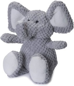 Godog Checkers Elephant With Chew Guard Technology Durable Plush Squeaker Dog Toy Gray Large 1pc Godog Checkers Elephant With Chew Guard Technology Durable Plush Squeaker Dog Toy Gray Large 1pc